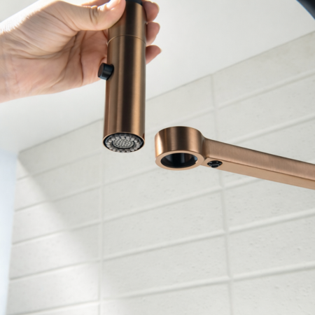 Bateria z wyciąganą wylewką